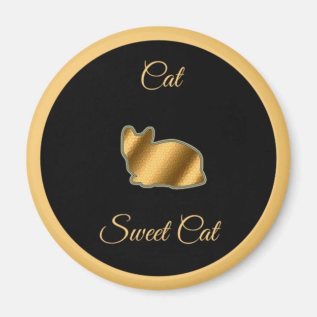 Imán Gato dulce (Frente)