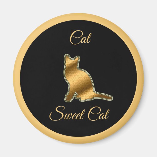 Imán Gato dulce (Frente)