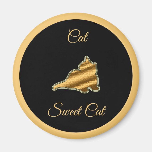 Imán Gato dulce (Frente)