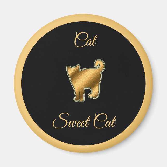 Imán Gato dulce (Frente)