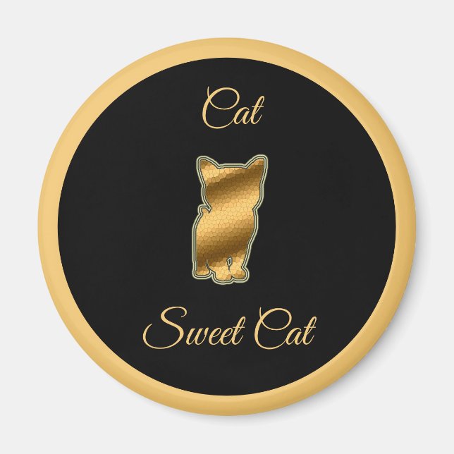 Imán Gato dulce (Frente)