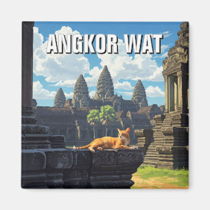 Imán Gato en Angkor Wat Camboya