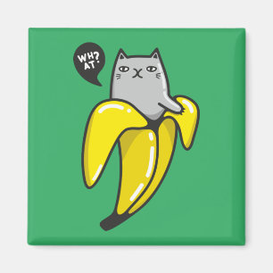 Imán Gato en banana