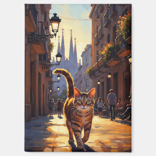 Imán Gato en Barcelona La Sagrada Familia España