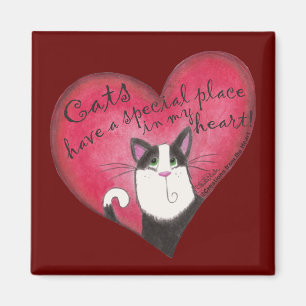Imán Gato en el corazón