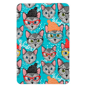 Imán Gato en el gorra