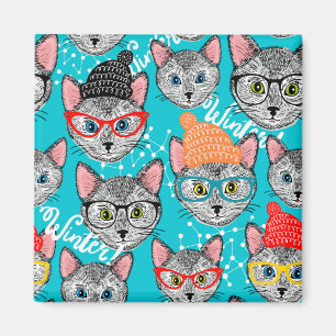 Imán Gato en el gorra