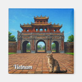 Imán Gato en Hué Ciudad Imperial Viaje de Vietnam