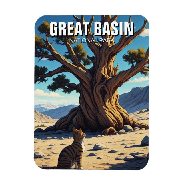 Imán Gato en la Gran Cuenca del Parque Nacional Nevada (Vertical)