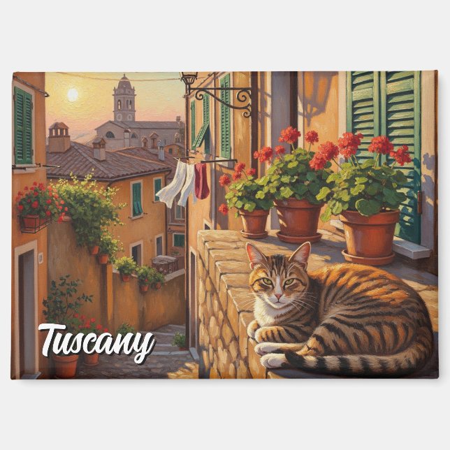 Imán Gato en la Italia toscana (Anverso)