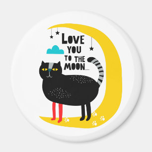 Imán Gato en la luna