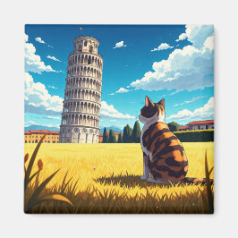 Imán Gato en Pisa Italia