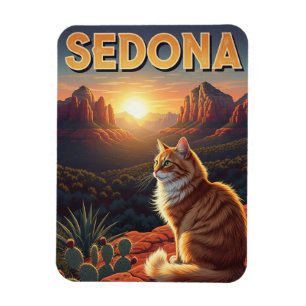 Imán Gato en Sedona Arizona Viaja vertical