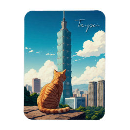 Imán Gato en Taipei 101 Taiwán