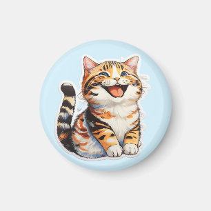 Imán Gato Feliz