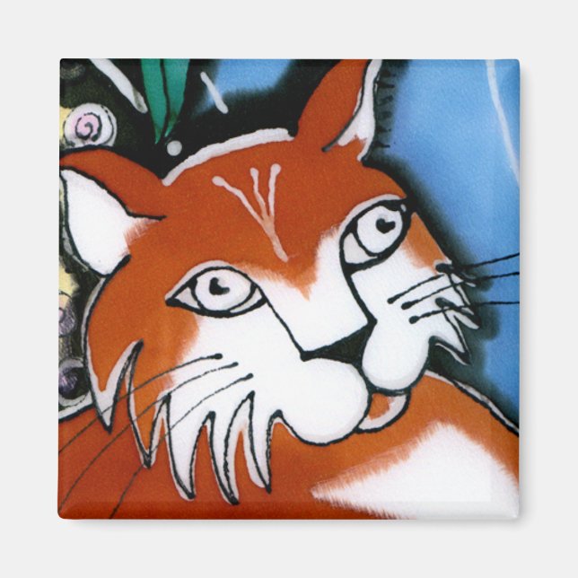 Imán Gato feliz (Frente)