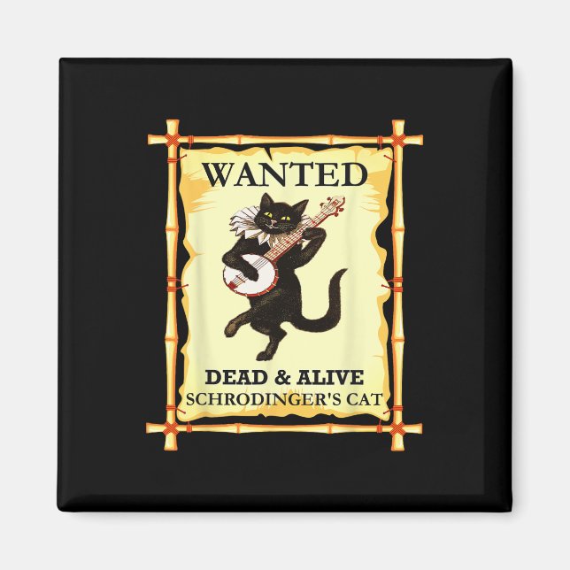 Imán Gato físico de Schrodinger Físico cuántico (Frente)