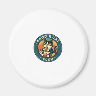 Imán Gato Foodie Diseño de Gatito Lindo - Club de Gatos
