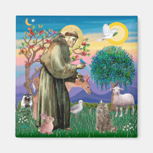 Imán Gato forestal noruego Tabby - San Francisco