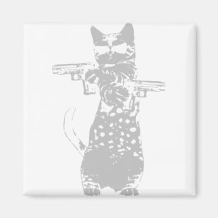 Imán Gato - gatito de gatito de arma