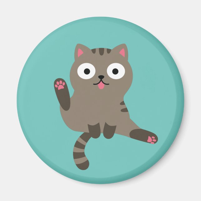 Imán Gato gracioso (Frente)