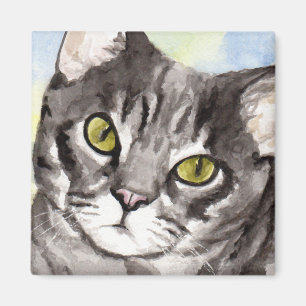 Imán Gato Gris