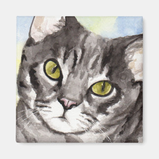 Imán Gato Gris