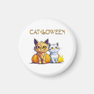 Imán Gato Halloween 