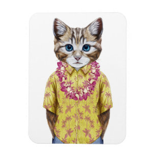 Imán Gato hawaiano del gatito