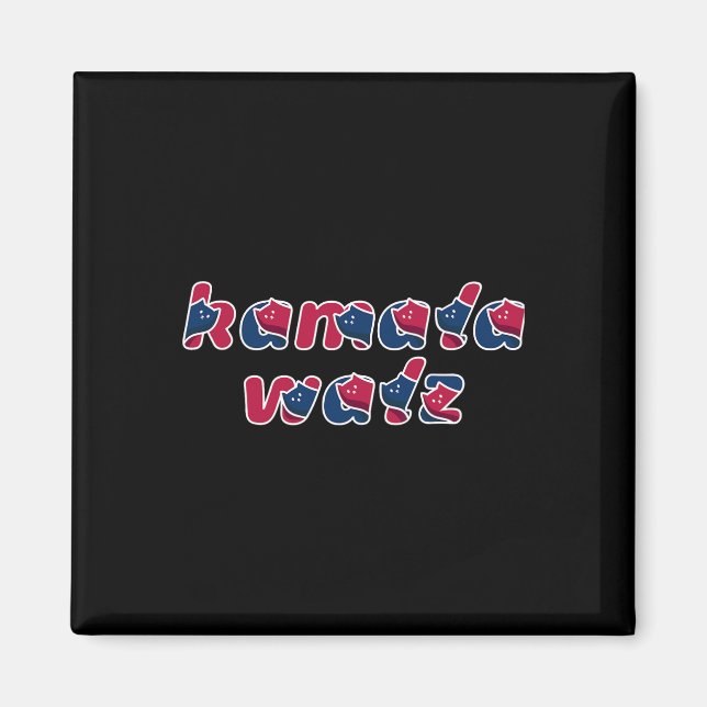 Imán Gato Lady Kamala Walz El entrenador 2024 (Frente)