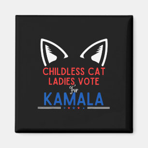 Imán Gato Lady Votando Kamala Harris Perro Mamá Vota Az