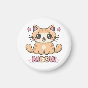 Imán gato lindo maullar