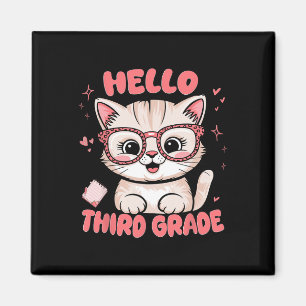 Imán Gato Lindo Tercer 3er Grado Vibes De Vuelta A La E