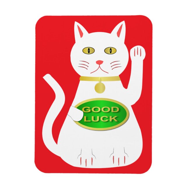 Imán Gato Lucky Oriental (Vertical)
