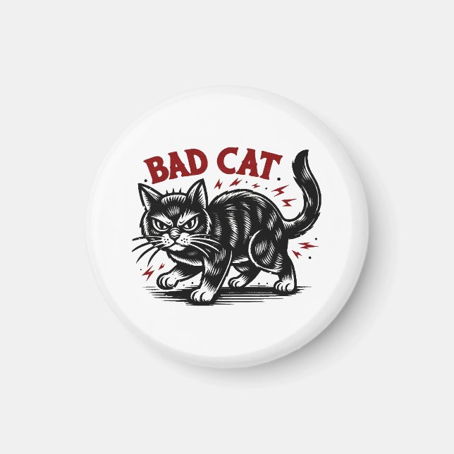 Imán Gato malo (Frente)