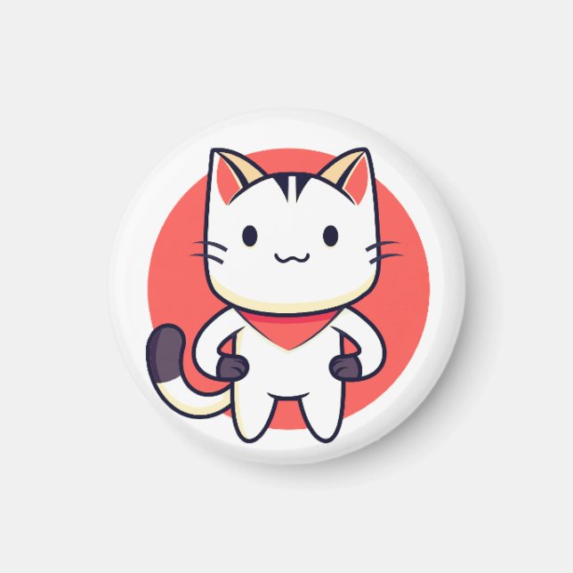 Imán Gato, Mascota, animal (Frente)