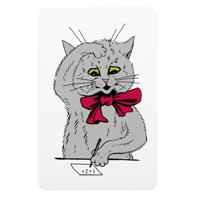 Imán Gato matemático izquierdo (Vertical)