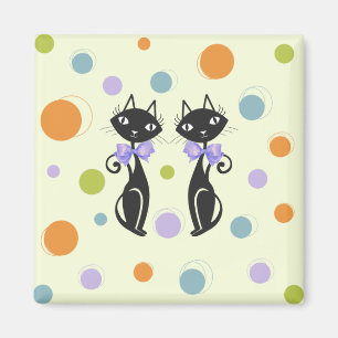 Imán Gato moderno de mediados del siglo