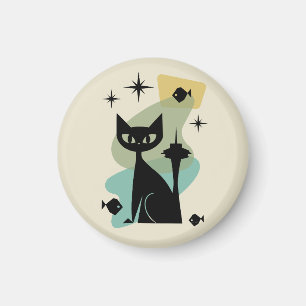 Imán Gato moderno Seattle de mediados del siglo
