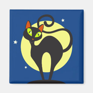 Imán Gato negro