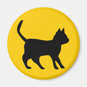 Imán Gato negro