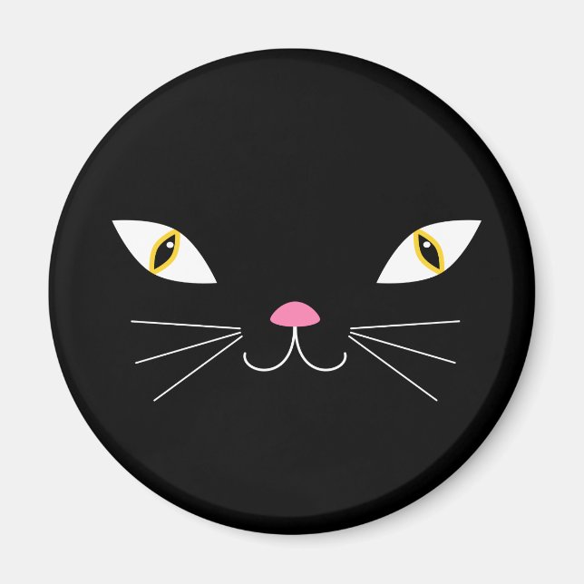 Imán Gato negro (Frente)