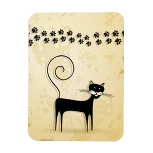 Imán Gato negro