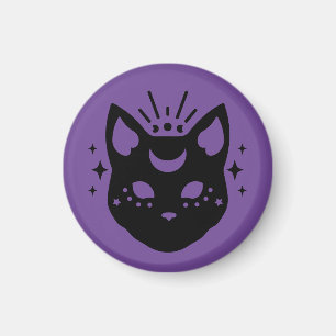 Imán Gato negro místico