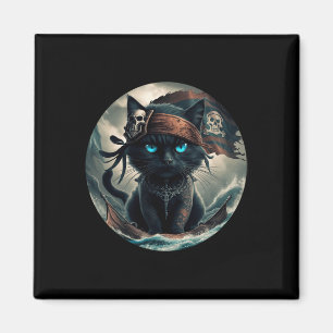 Imán Gato negro pirata