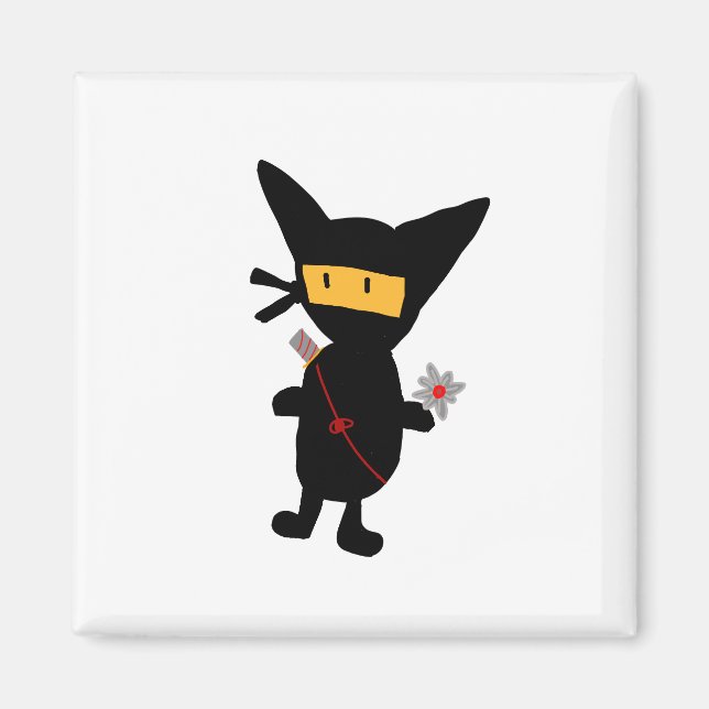 Imán Gato Ninja (Frente)