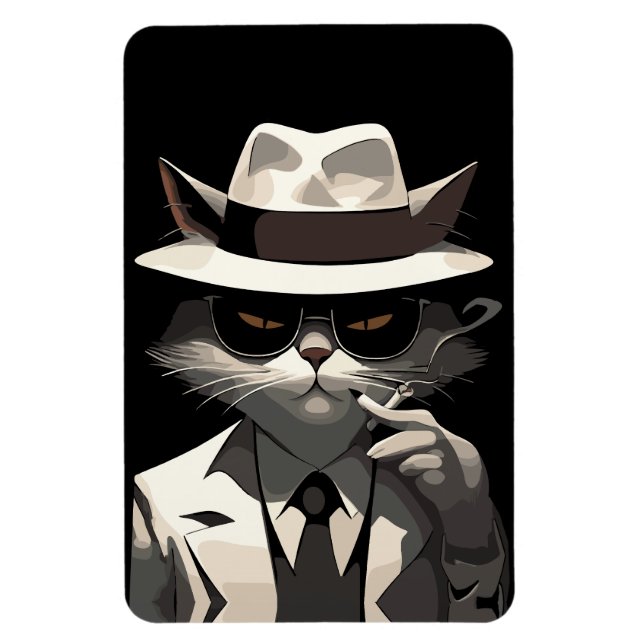 Imán Gato Noir de Guay: Suave y temible línea (Vertical)