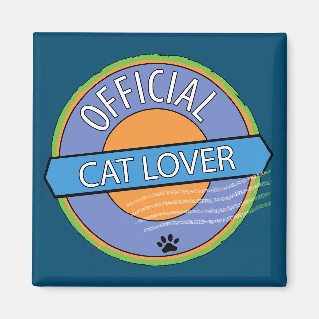 Imán Gato Oficial Lover (Frente)