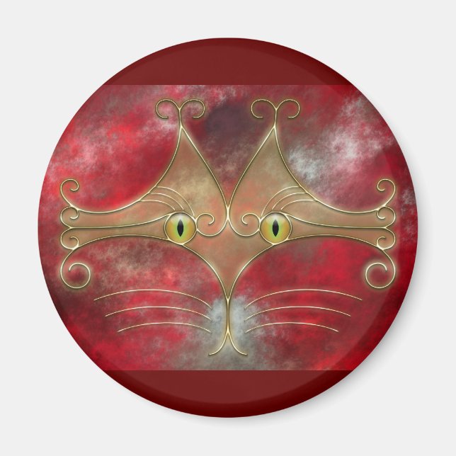 Imán Gato-Ojos Magnet (Frente)