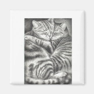 Imán Gato Pareja Magnet